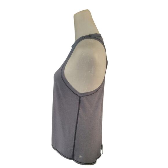 Lululemon Women's Hot Like Agni‎ Singlet Heathered Sterling Tank Top Athleisure - Picture 10 of 15